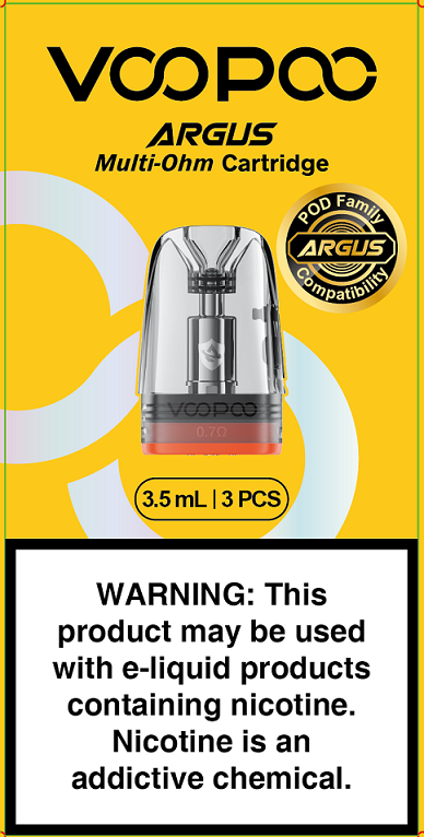 Voopoo Argus Multi Ohm (Pods)(3-Pack) 3.5mL Top-Fill - Image 4