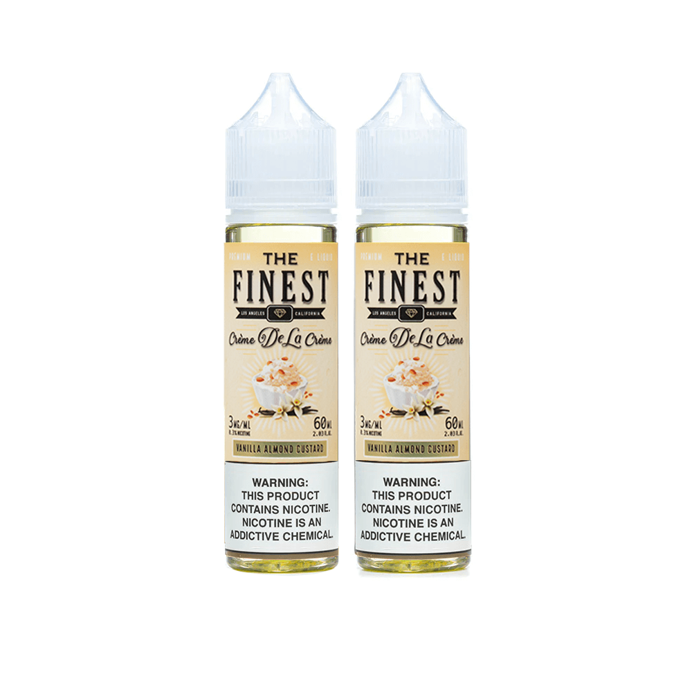 Finest Creme De La Creme Series E-Liquid 120mL - Freebase - 60mL 2-Pack - Image 10