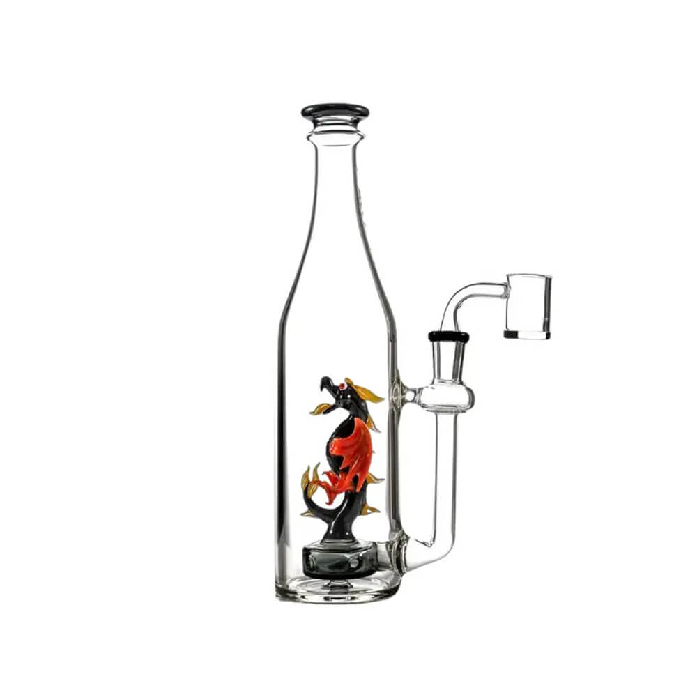 MKGlass TX42 Toxic Dragon Bottle Rig 10 in Water Pipe - Image 3