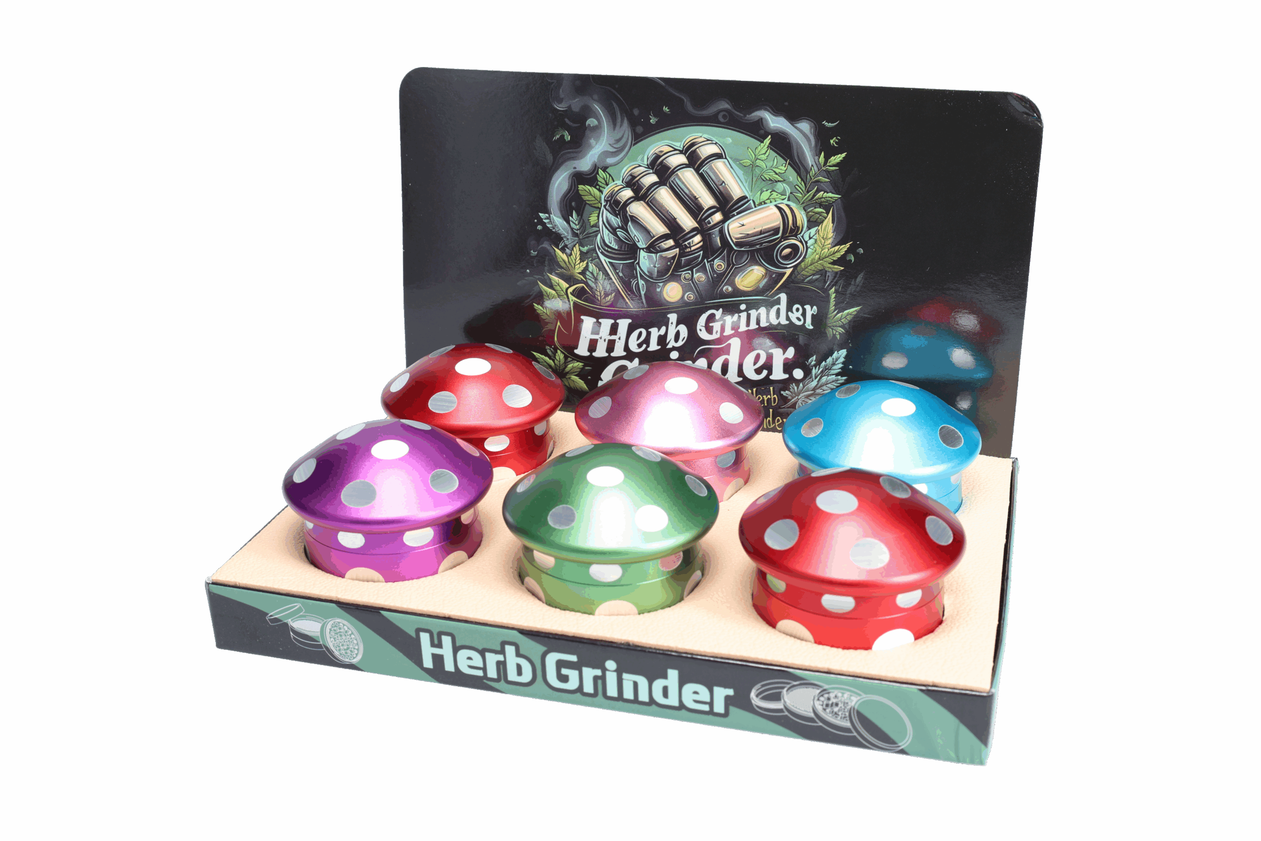 Non branded (DISPLY 6pc)(Grinder)(Metal) GR10 - Image 2