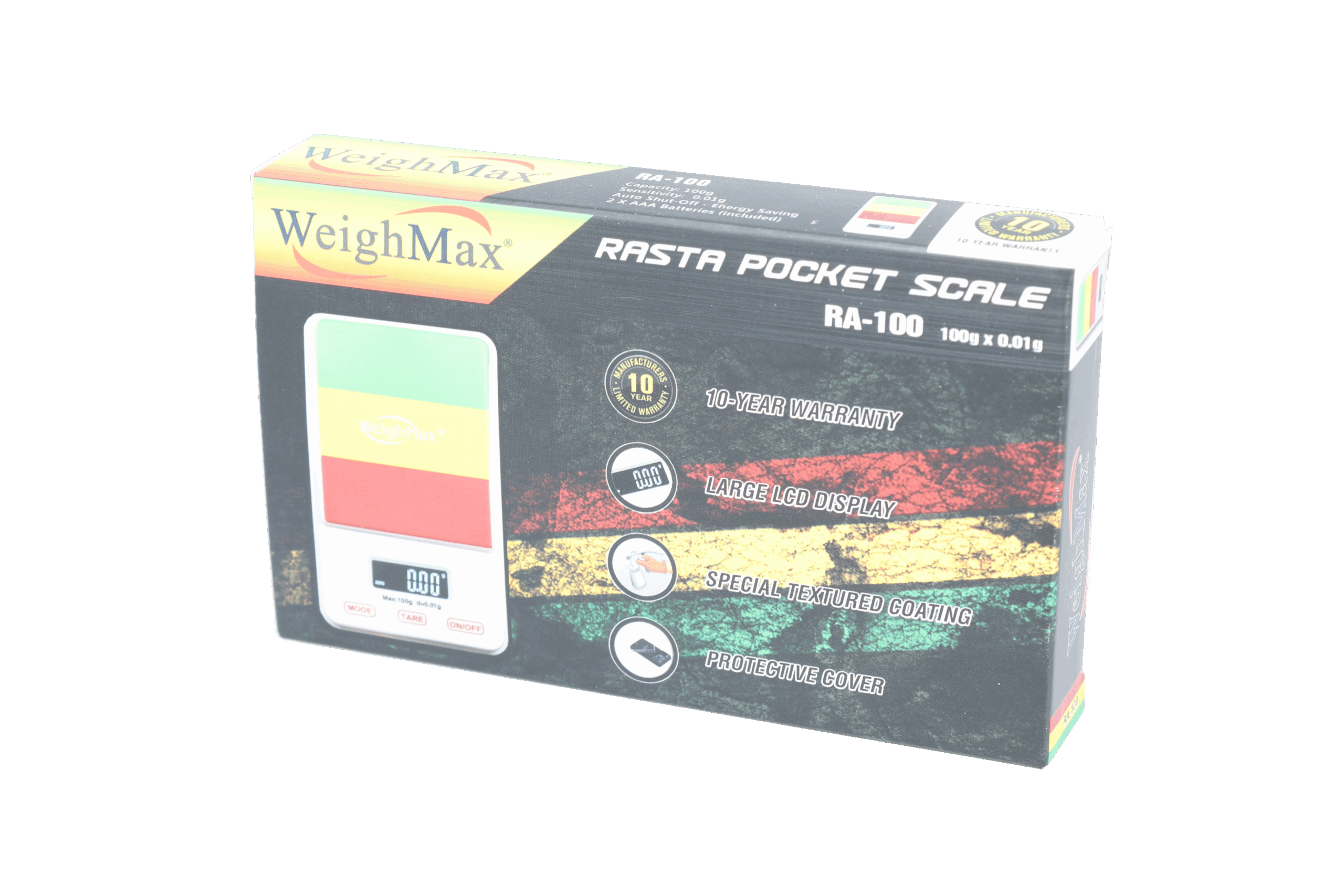WeighMax (Scale) Rasta Pocket Scale RA-100 - Image 2